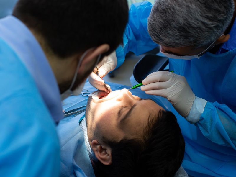 what conditions require oral surgery